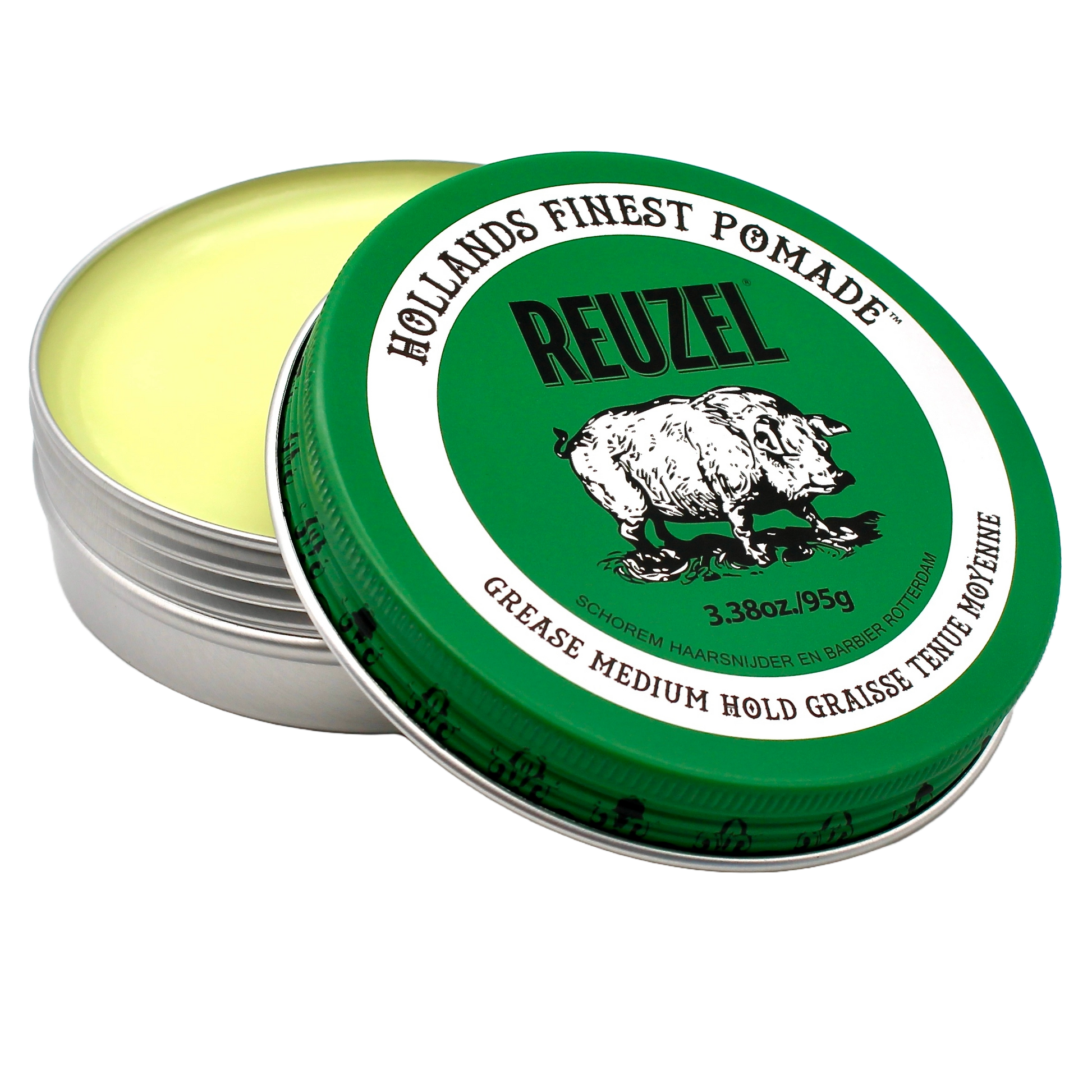 Reuzel - Green Oil Based Medium Pomade Grease The Grease Shop
