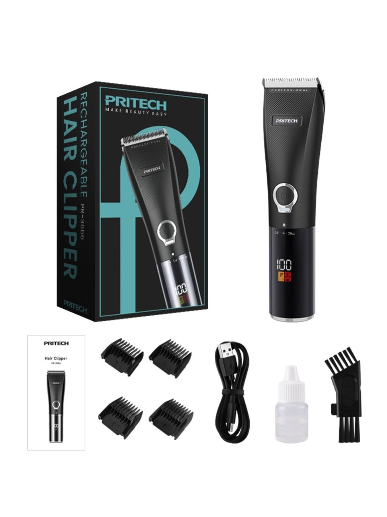 Rechargeable Hair Clipper Unique Oils