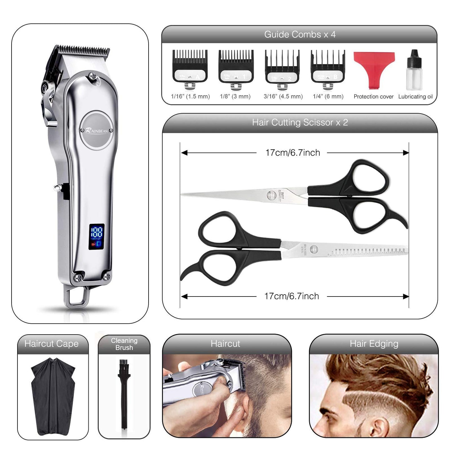 3-in-1 Waterproof Hair Trimmer and Grooming Kit Sell My Stuff