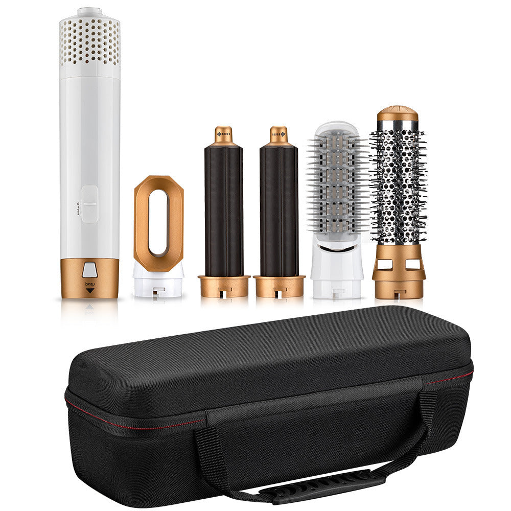 Cross-border Foreign Trade Popular Multi-functional Airy Curl Hot Air Comb Blowing Combs Hair Curler Straight Comb Hair Dryer FLIPSTYLEZLLC
