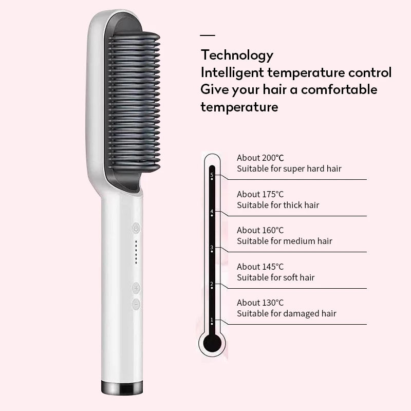 2 In 1 Hair Straightener Hot Comb Curling Brush Sell My Stuff