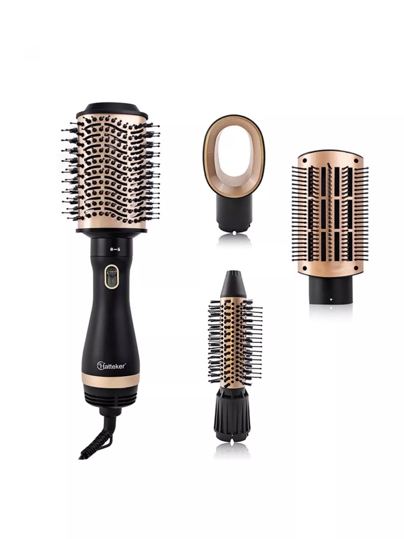 Multi-Functional Hot Air Brush Hair Dryer Unique Oils