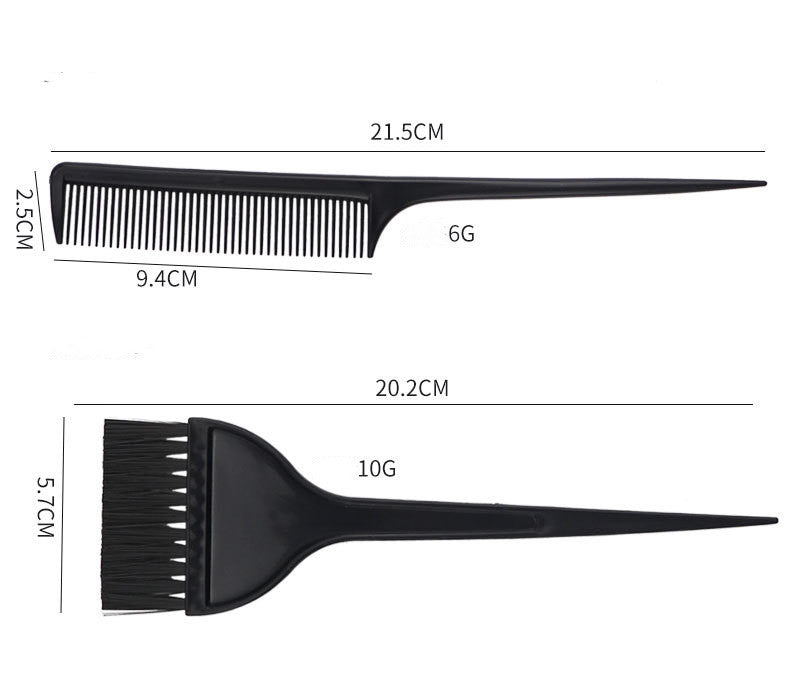 Hair Color Tool Set 11 Pieces Hair Salon Comb Brush Disposable FLIPSTYLEZLLC