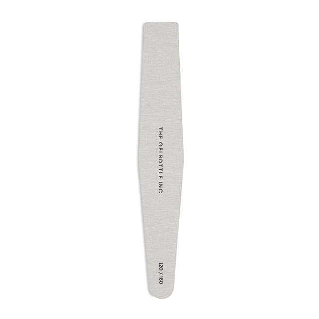 120/180 Grey Coffin Nail File 5 Pack Lunali Nail Supply