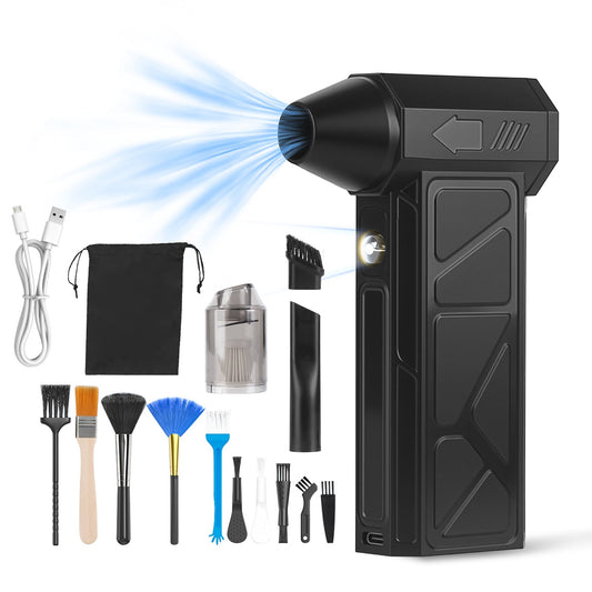 160,000RPM Air Duster – Cordless Rechargeable Blower with LED Light & 4 Speeds GBruno Store