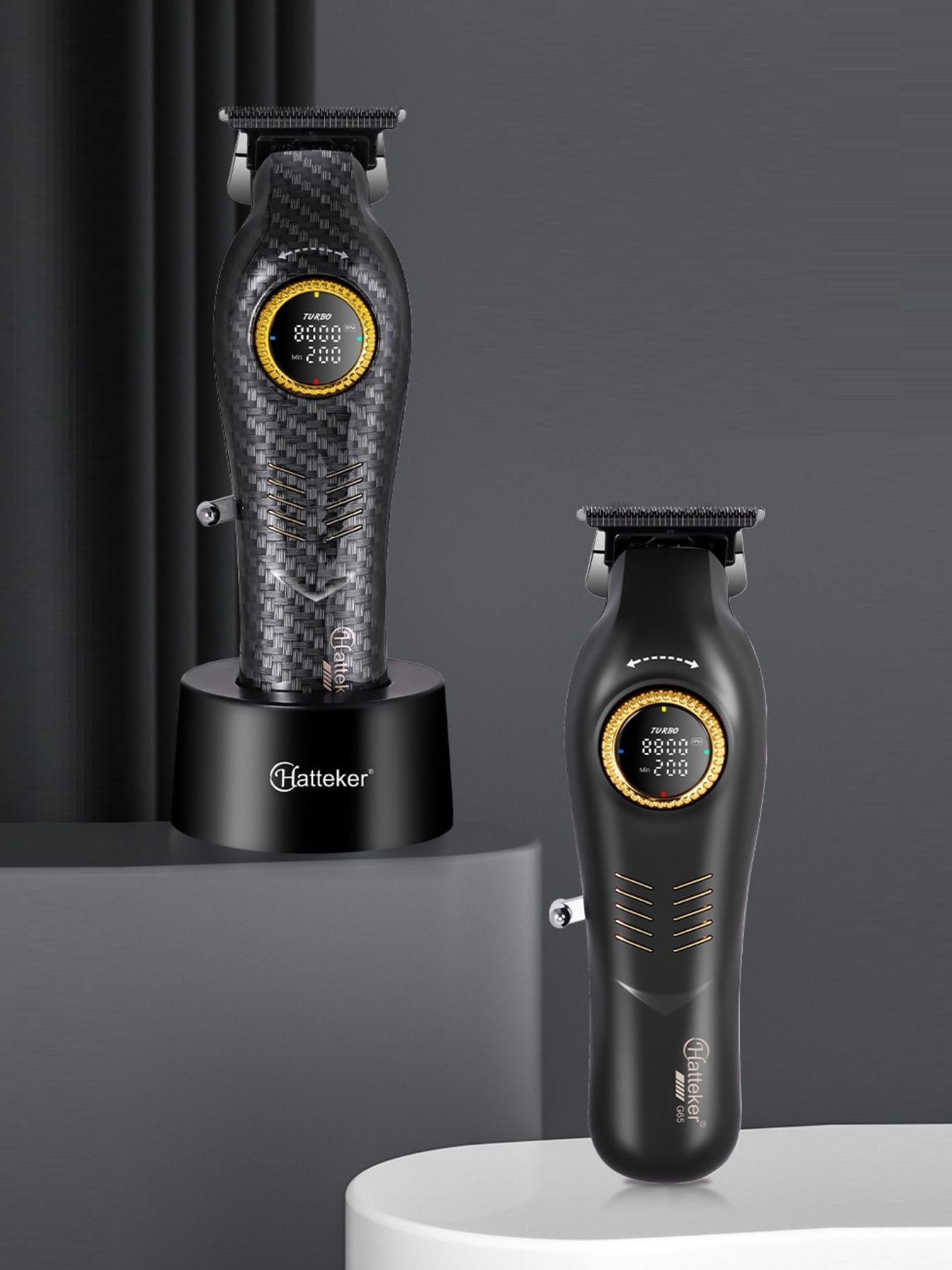 Cordless Hair Clipper with LED Display Unique Oils