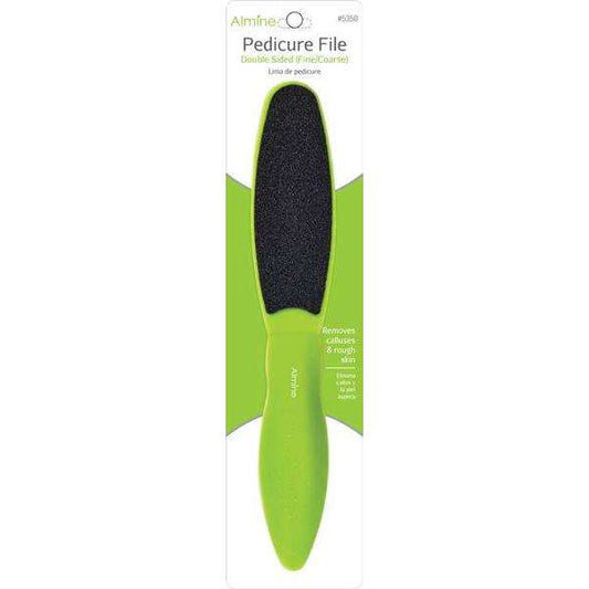 Almine 2 Sided Pedicure File, 1 Count, Assorted Colors Annie International, Inc.
