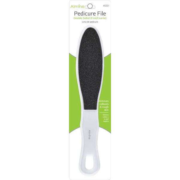 Almine 2 Sided Pedicure File (Fine/Coarse), 1 Count, Assorted Colors Annie International, Inc.