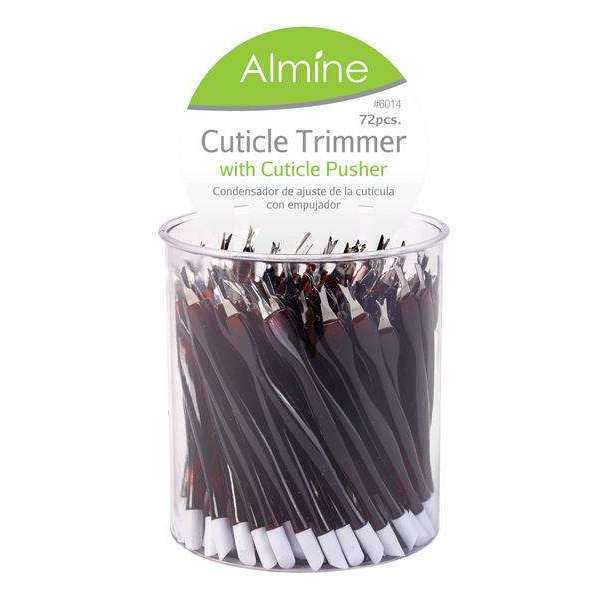 Almine Cuticle Trimmer Jar, 72 Count, Black Annie International, Inc.