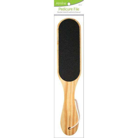 Almine Double-Sided Wooden Pedicure File, 1 Count, Natural Annie International, Inc.