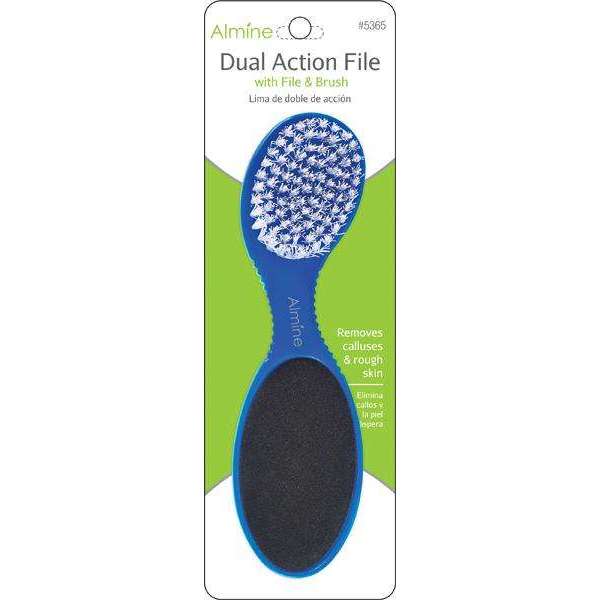 Almine Dual Action Pedicure File, 1 Count, Assorted Colors Annie International, Inc.