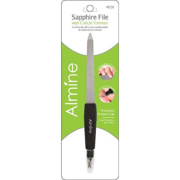 Almine Sapphire File with Cuticle Trimmer Annie International, Inc.