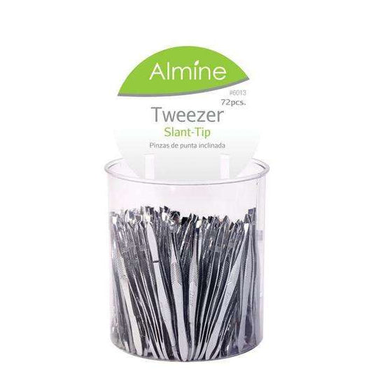 Almine Slant Tip Tweezer 72Ct Annie International, Inc.