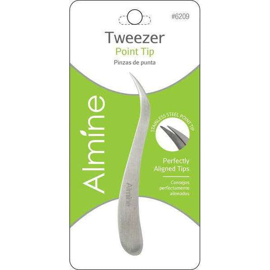Almine Stainless Steel Point Tip Tweezers Annie International, Inc.