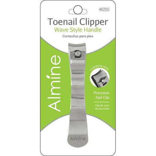 Almine Stainless Steel Wave Style Toenail Clipper Annie International, Inc.