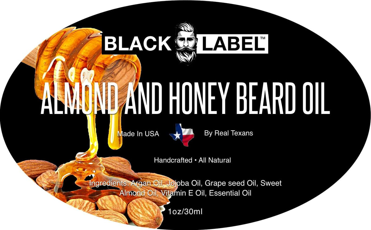 Almond Honey Beard Oil Blacklabel Beard Company
