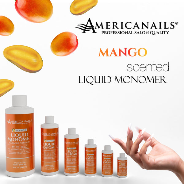 Mango Liquid Monomer 8oz - MMA Free Lunali Nail Supply