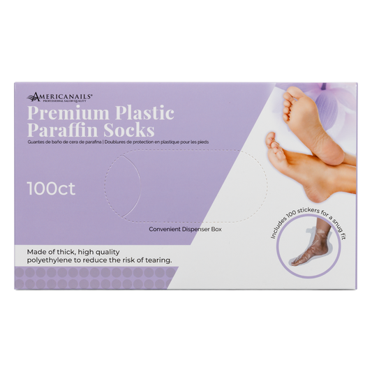 Americanails - Premium Plastic Paraffin Socks 100ct