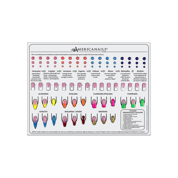 AmericaNails - Silicone Training Mat