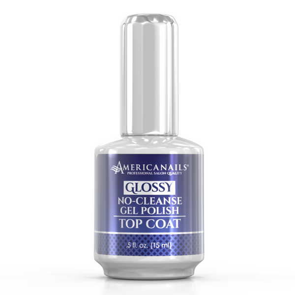 No-Cleanse Gel Polish Top Coat | Glossy .5oz Lunali Nail Supply