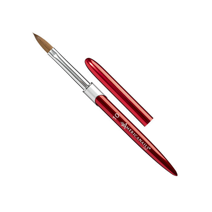 Americanails - Acrylic Brush Naturally Kolinsky - Oval Acrylic #10 Brush