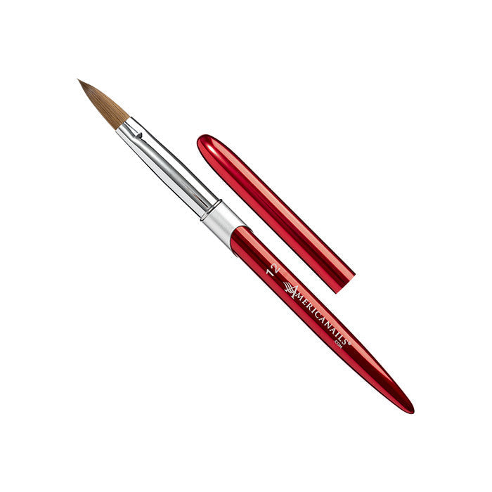 Americanails - Acrylic Brush Naturally Kolinsky - Oval Acrylic #12 Brush