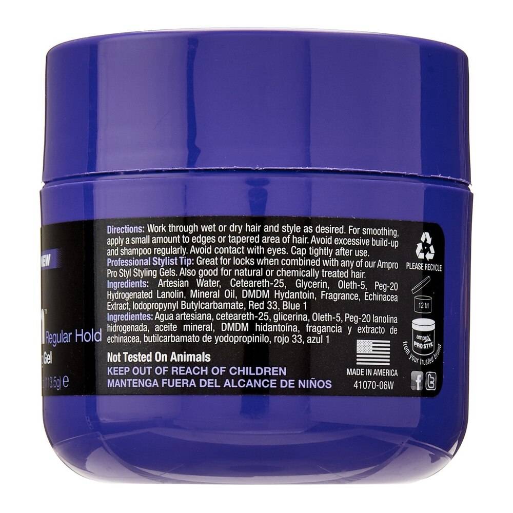 Ampro Shine N Jam Conditioning Gel, Regular Hold, 4 OZ VIP Extensions