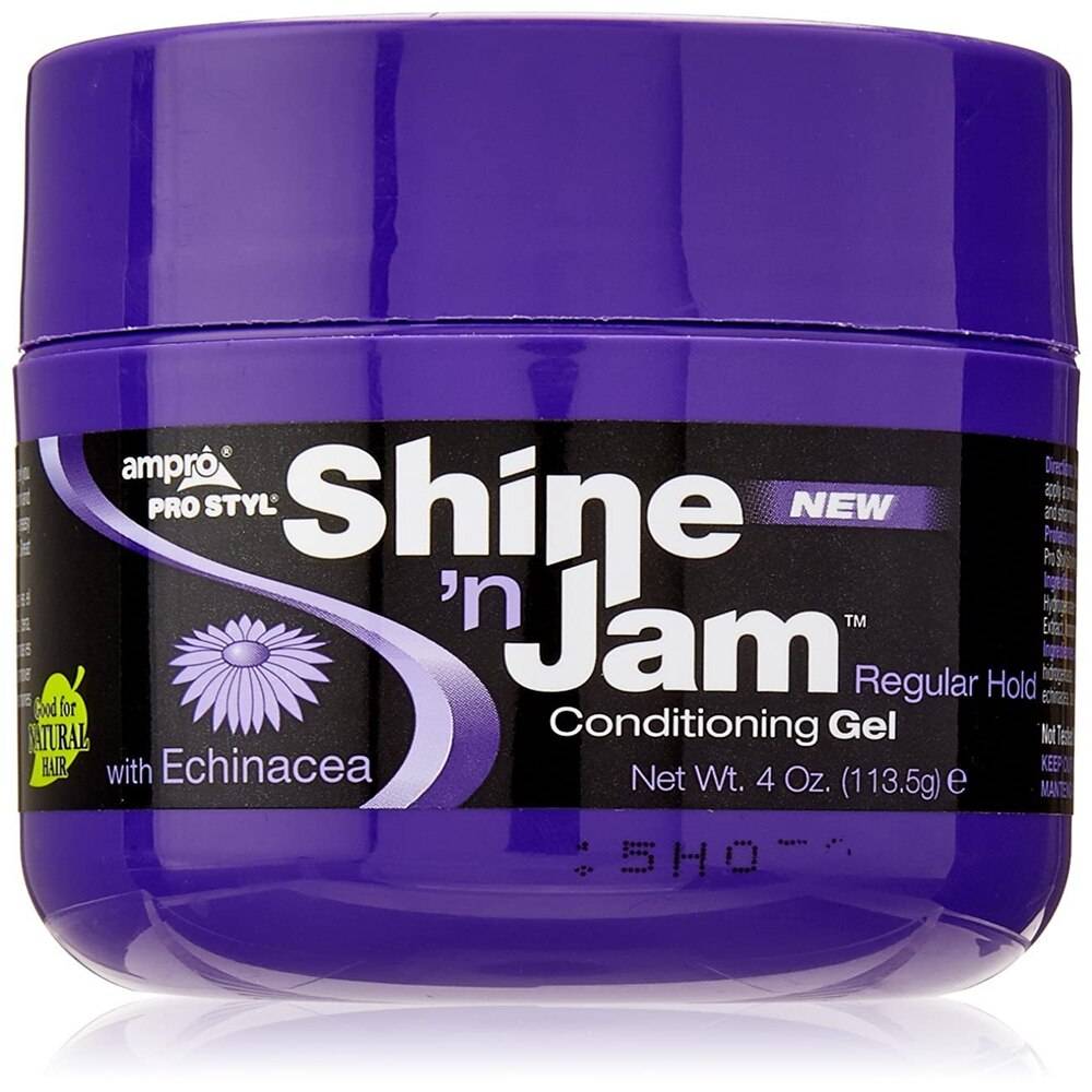 Ampro Shine N Jam Conditioning Gel, Regular Hold, 4 OZ VIP Extensions