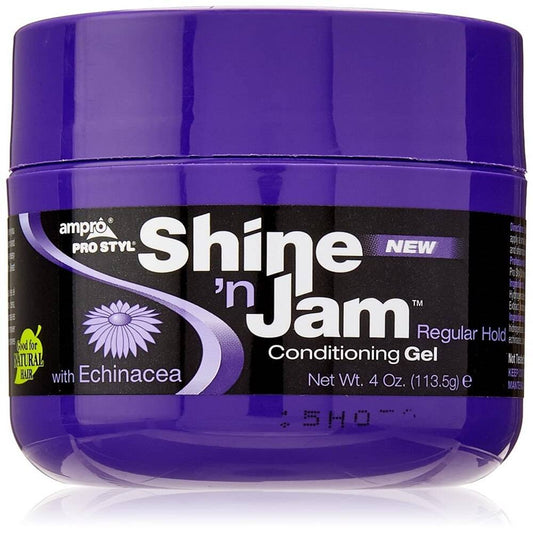 Ampro Shine N Jam Conditioning Gel, Regular Hold, 4 OZ VIP Extensions