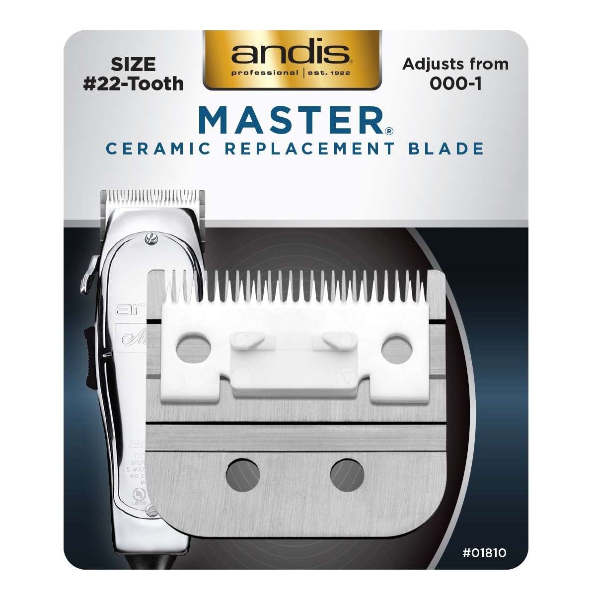 Andis Master Ceramic Replacement Blade Size 22-Tooth My Beauty Site Pro