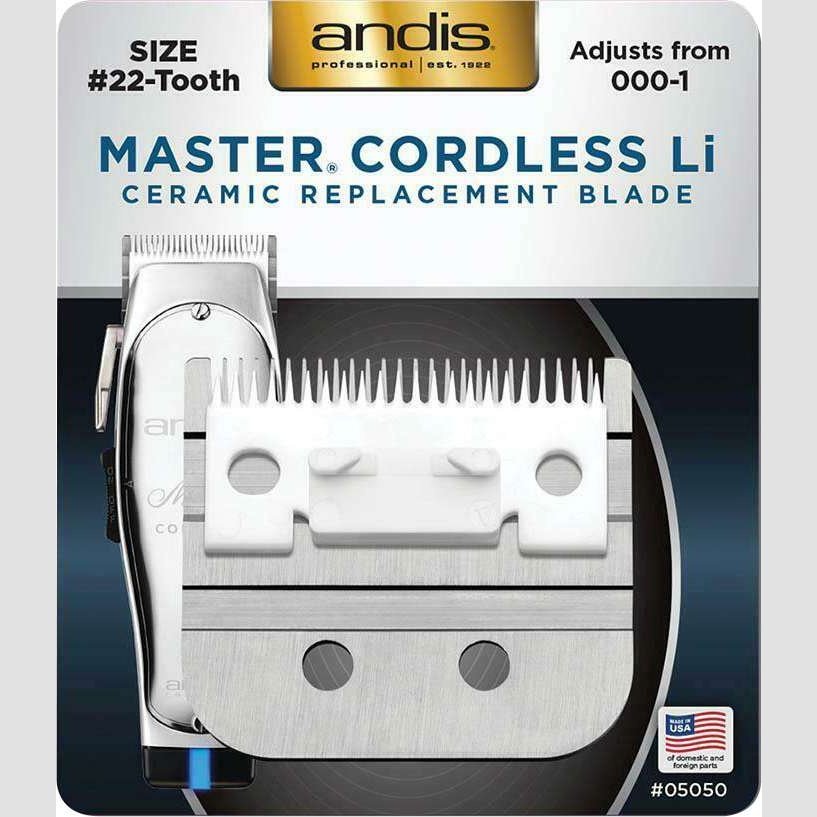 Andis Master Cordless Li Ceramic Replacement Blade 000-1 My Beauty Site Pro