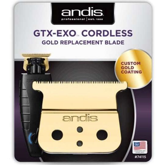 Andis Gold Shallow-Tooth T-Blade My Beauty Site Pro