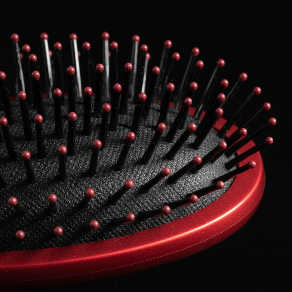 Annie Salon Round Paddle Brush, 1 Count, Red Annie International, Inc.