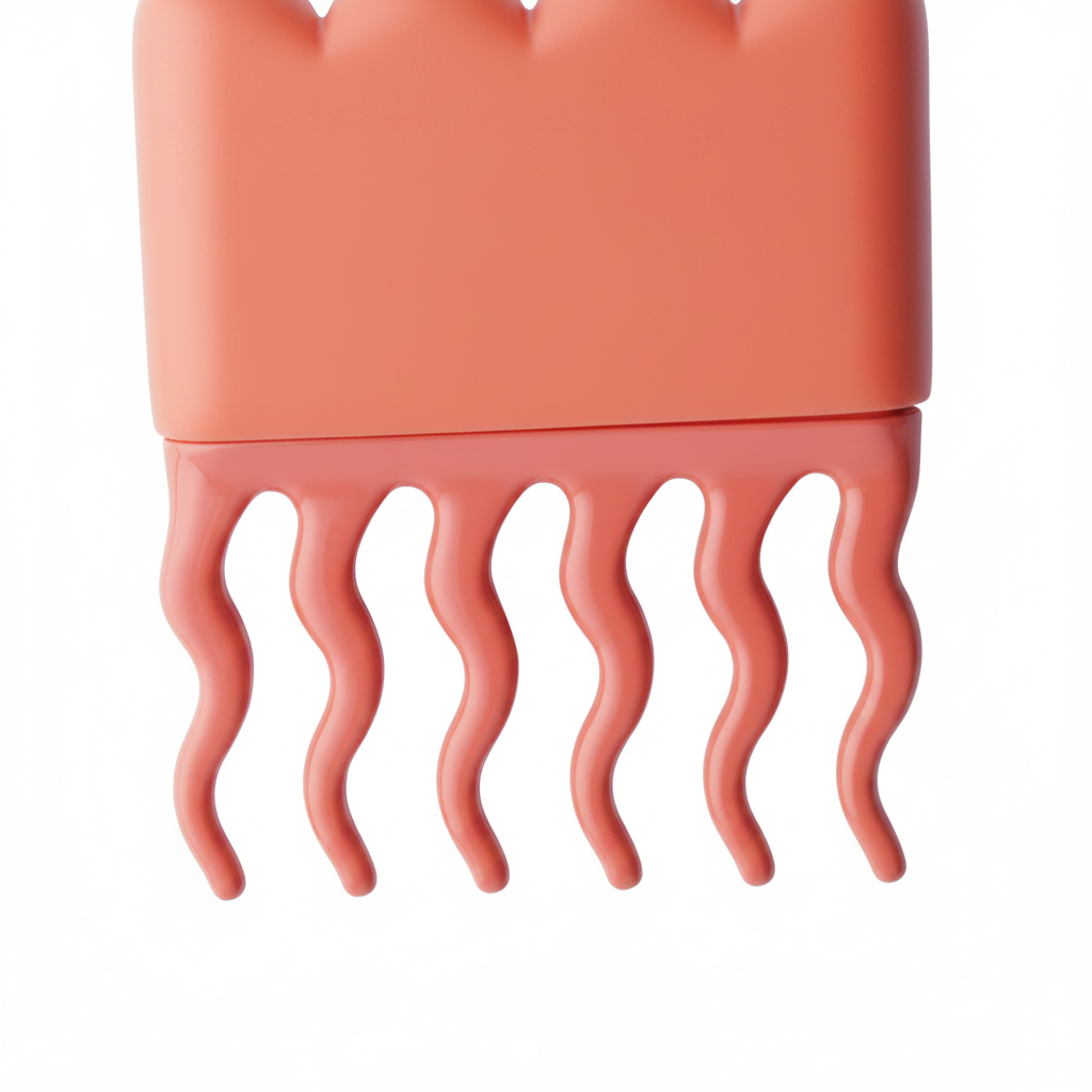 Annie Effortless Detangler Wavy Pik, 1 Count, Orange Annie International, Inc.