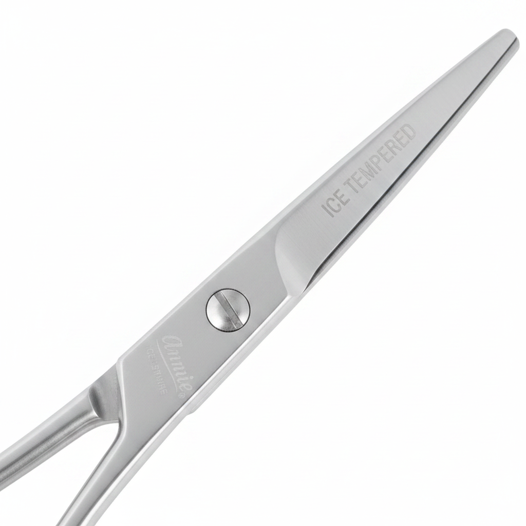 Annie Ice Tempered Stainless Steel Hair Shears 6.5 Inch, 1 Count, Silver Annie International, Inc.