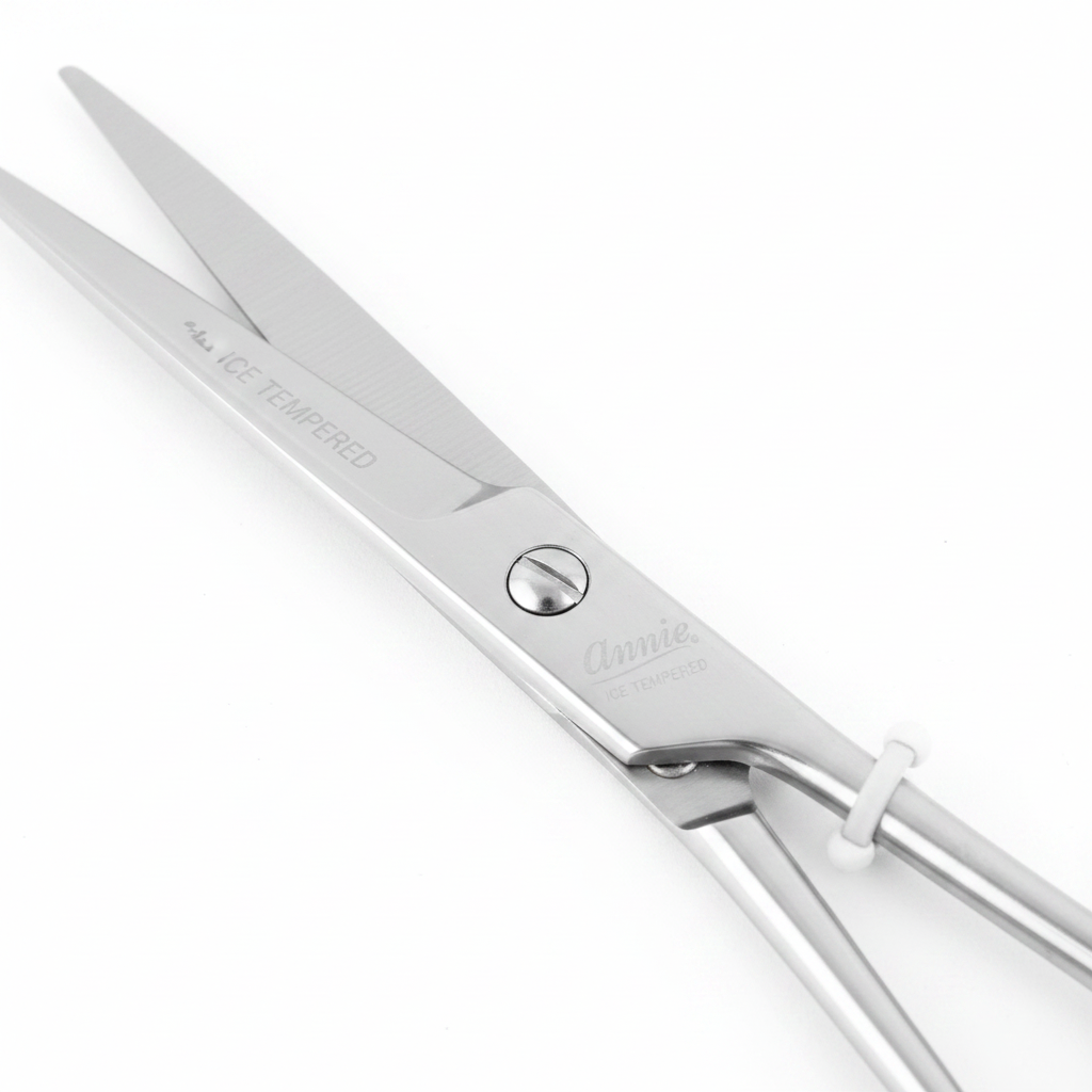 Annie Ice Tempered Stainless Steel Hair Shears 7.5 Inch, 1 Count, Silver Annie International, Inc.