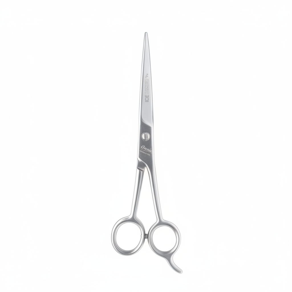 Annie Ice Tempered Stainless Steel Hair Shears 7.5 Inch, 1 Count, Silver Annie International, Inc.