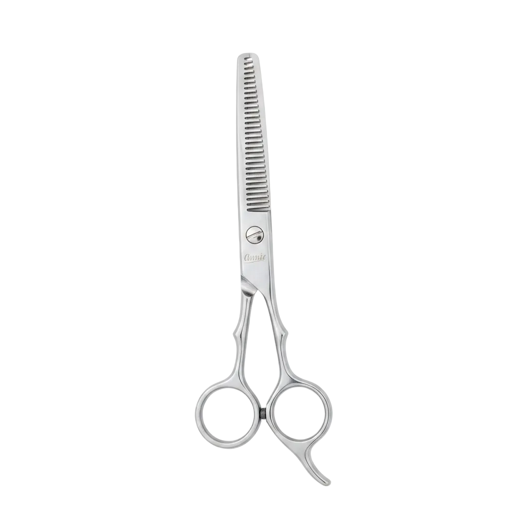 Annie Ice Tempered Stainless Steel Hair Thinning Shears 7 Inch, 1 Count, Silver Annie International, Inc.