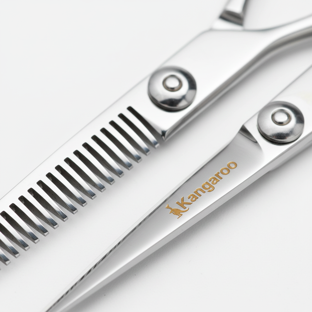 Annie Kangaroo Professional Cutting & Thinning Shears, 2 Piece Set, Silver Annie International, Inc.