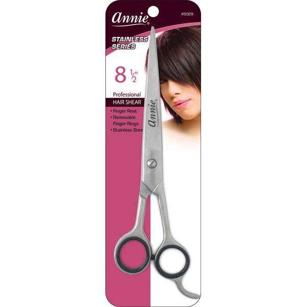 Annie Ice Tempered Stainless Steel Hair Shears 8.5 Inch, 1 Count, Silver Annie International, Inc.