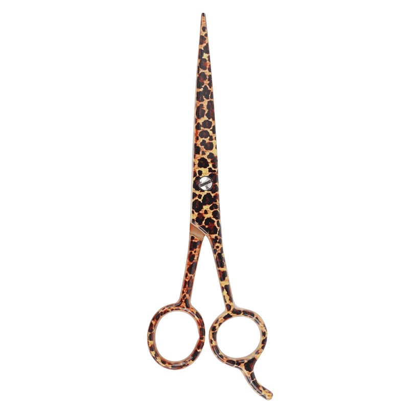 Annie Stainless Steel Straight Hair Shears 6.5 Inch, 1 Count, Leopard Print Annie International, Inc.