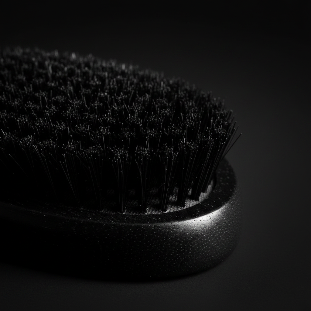 Annie Supreme Wave Brush Hard Boar Bristles, 1 Count, Black Annie International, Inc.