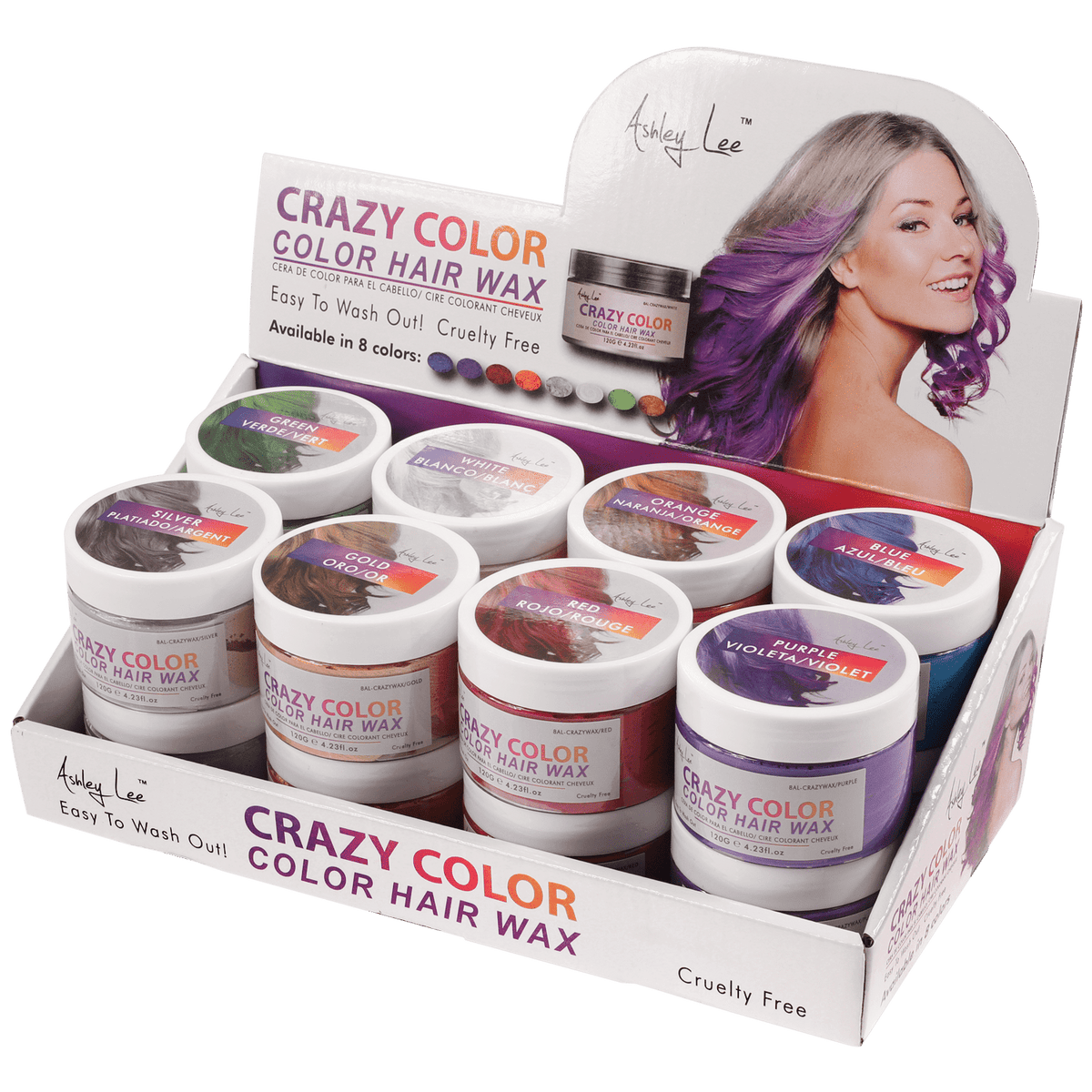 Ashley Lee Color Crazy Hair Wax - Choose Size VIP Extensions