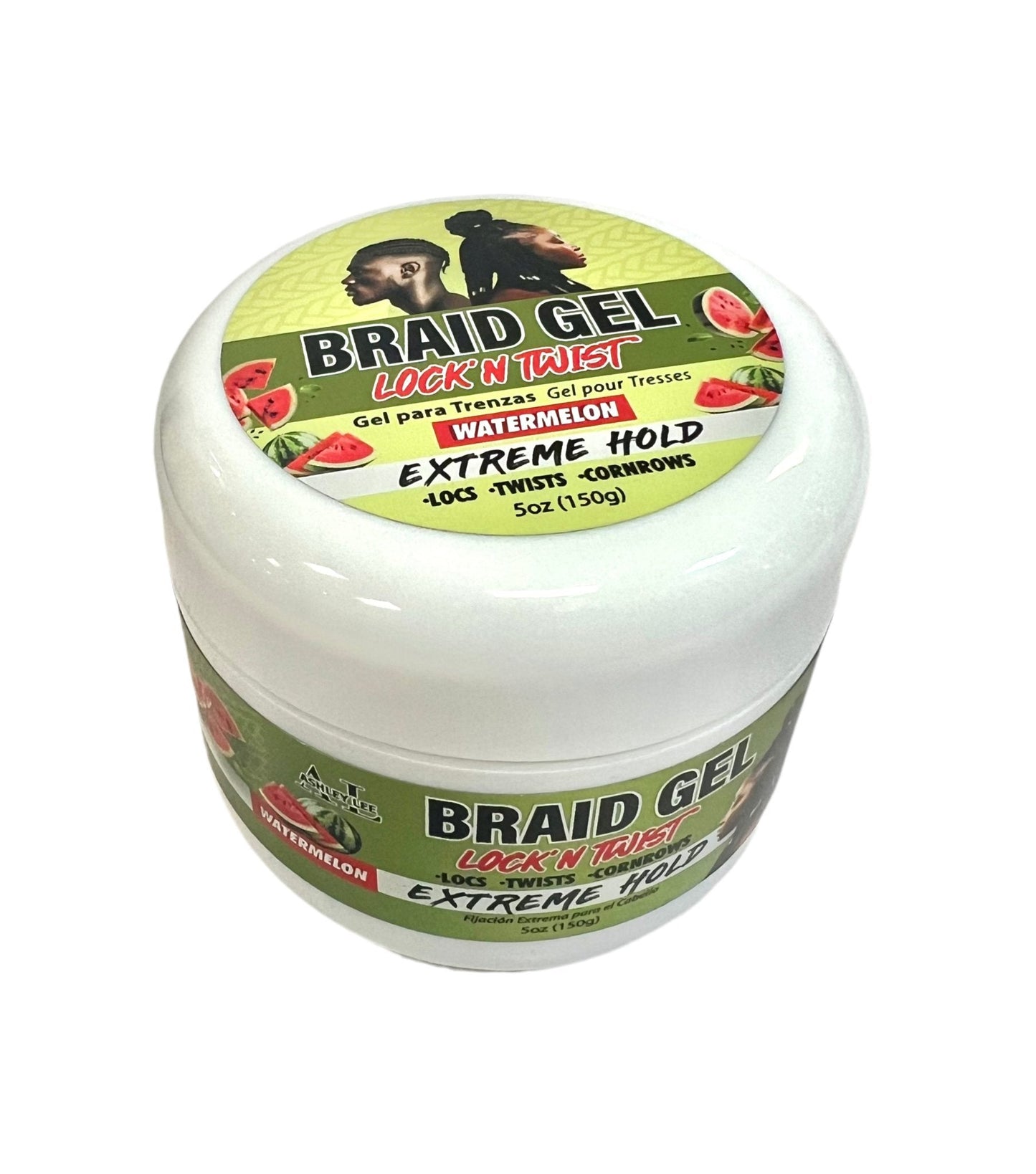 Ashley Lee Lock N' Twist Braid Gel, Extreme Hold (Watermelon), 5 fl oz VIP Extensions