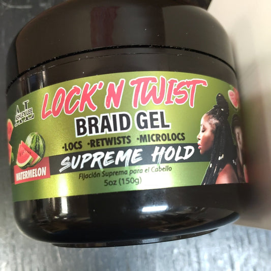 Ashley Lee Lock N' Twist Braid Gel, Watermelon, 5 oz VIP Extensions