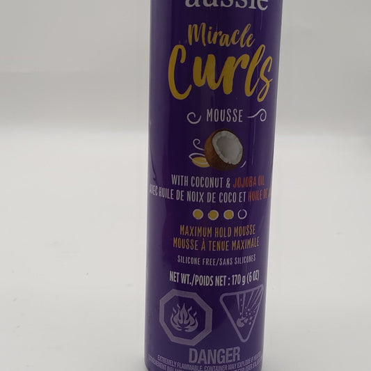 Aussie Miracle Curls Mousse, 6 oz VIP Extensions