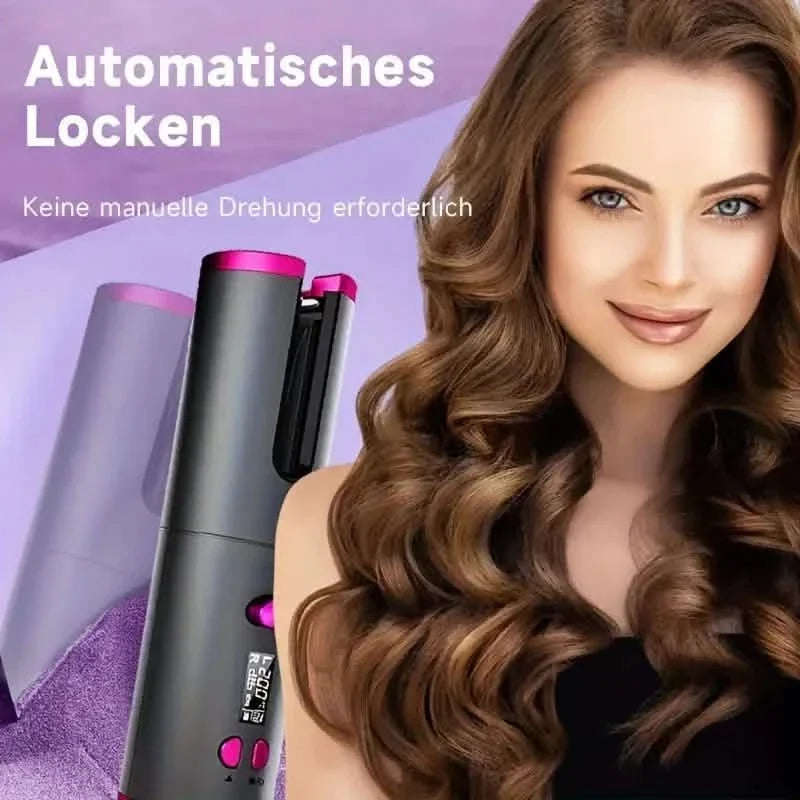 Automatic Curling Iron for Full-bodied Hair with 5 Temperature Settings DailySale