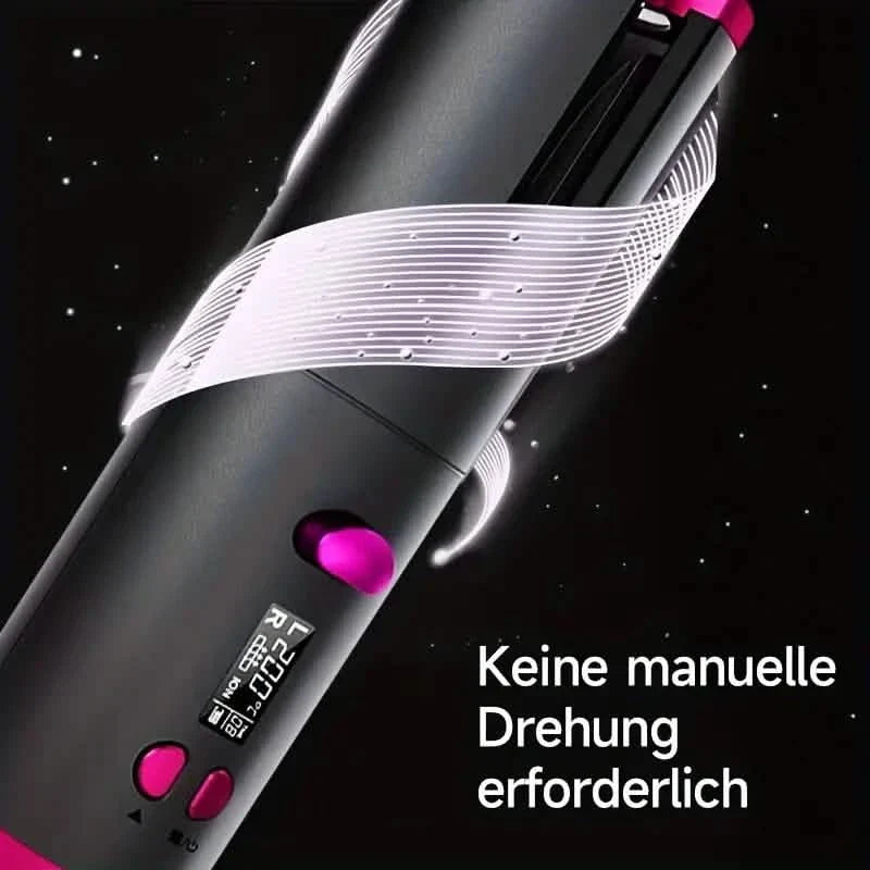 Automatic Curling Iron for Full-bodied Hair with 5 Temperature Settings DailySale