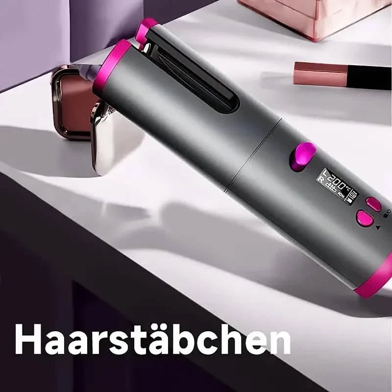 Automatic Curling Iron for Full-bodied Hair with 5 Temperature Settings DailySale