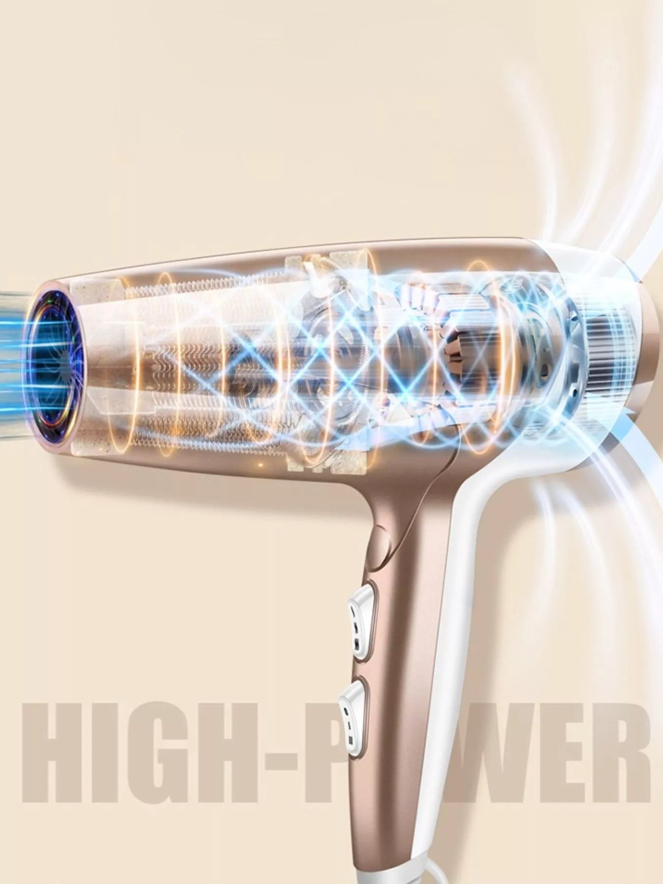 High Power Household Hair Dryer Unique Oils
